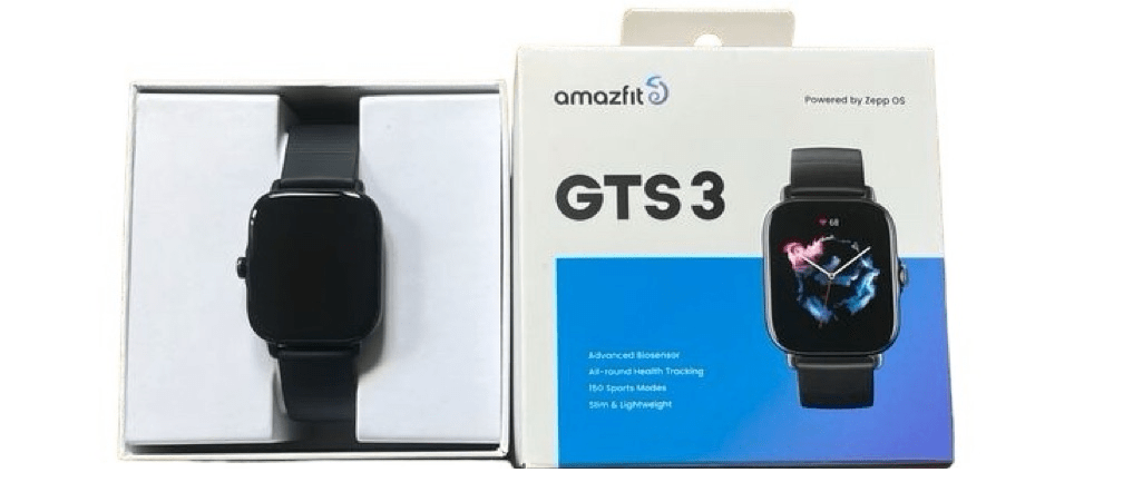 Relógio Smartwatch Amazfit GTS 3 A2035 Graphite Black