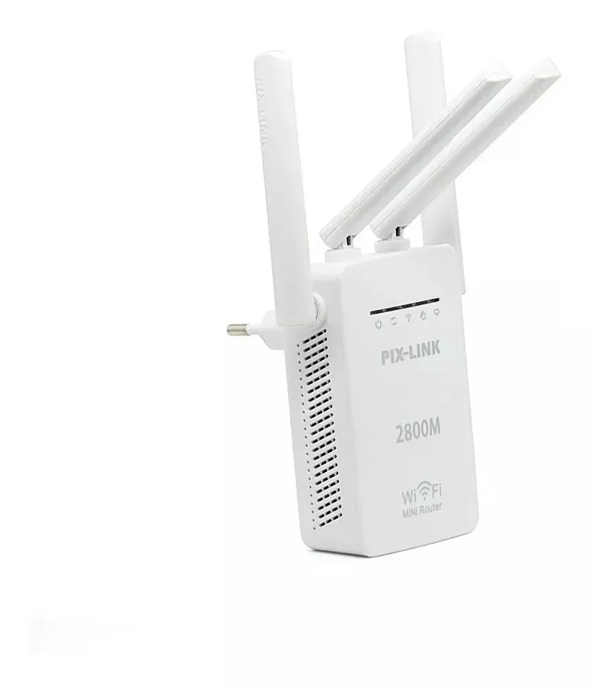 Repetidor Wifi 4 Antenas Amplificador De Sinal 2800m