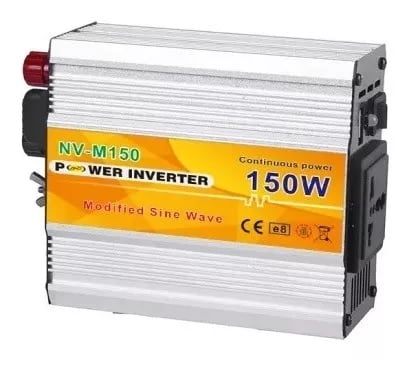 Inversor de Voltagem 150W Potência Real 100W DC 12 volts - 110V - 60Hz 