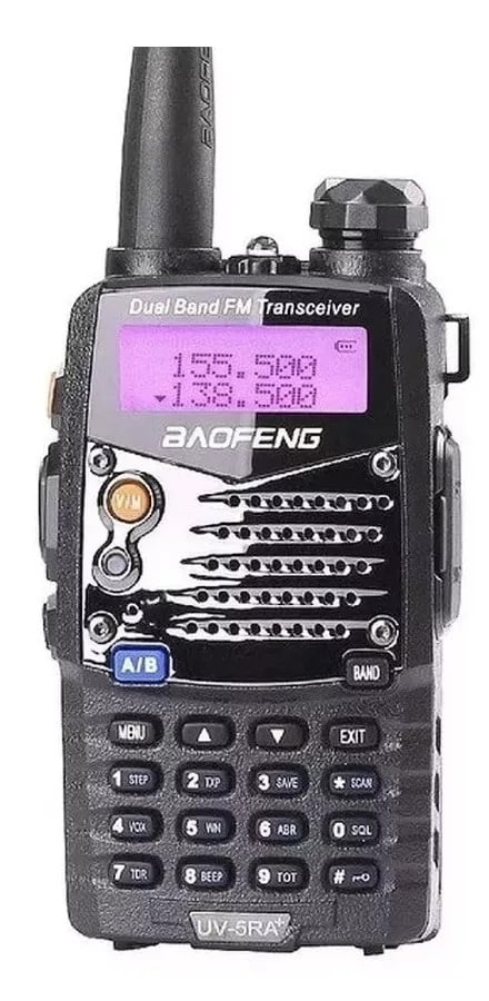 Rádio comunicador Ht Dual Band(uhf+vhf) Baofeng Uv-5ra + Fone