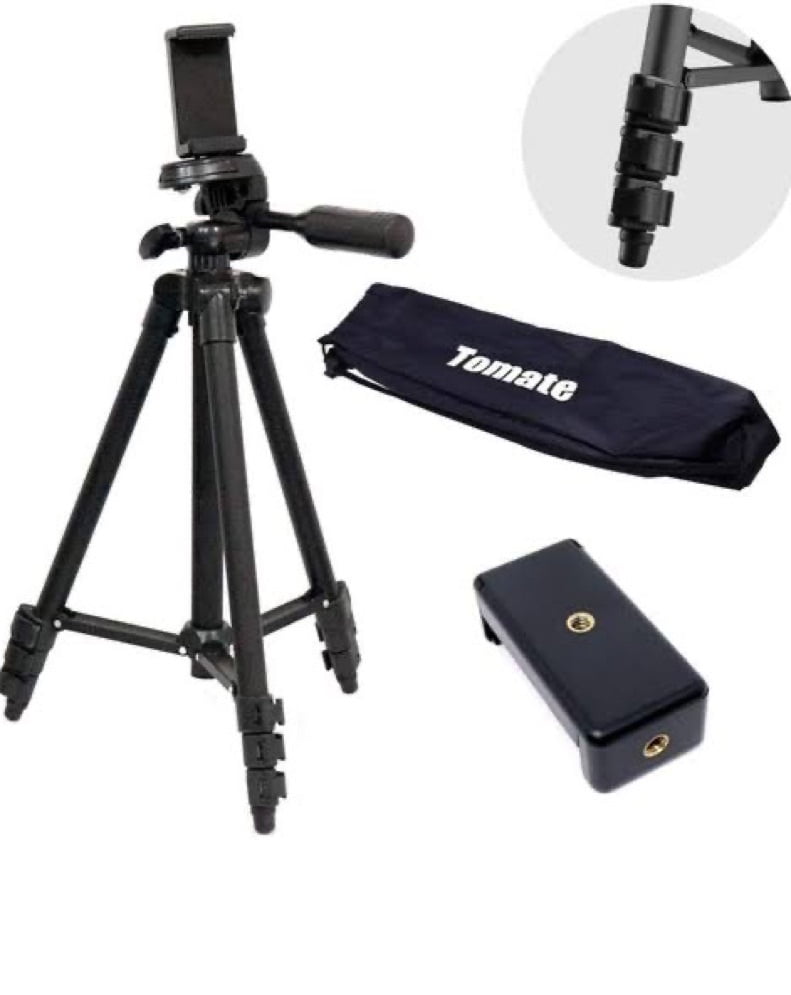 Tripé Universal 1,40m Tomate MTG-3014 para Câmera e Celular