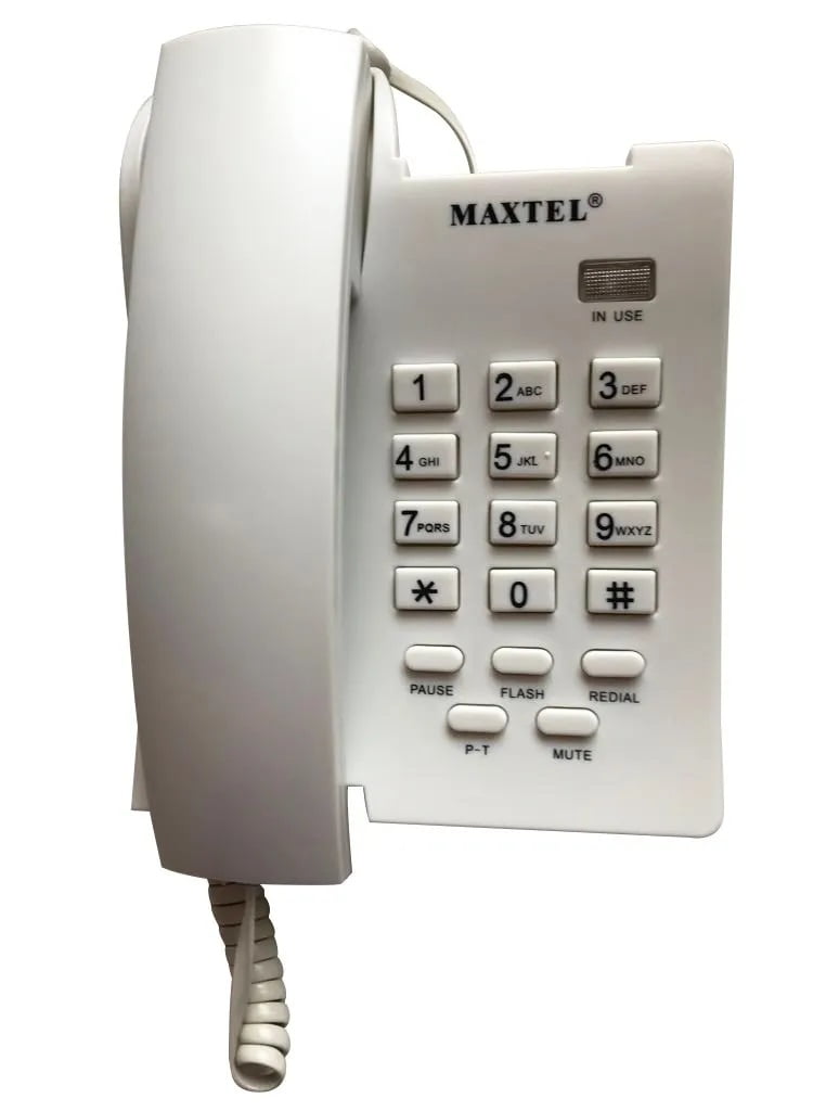 Telefone Com Fio Maxtel Mesa Parede Mt-3037