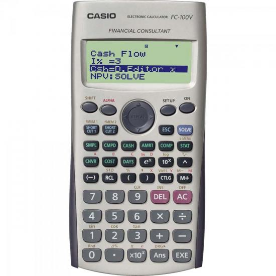 Calculadora com Bobina 12 Dígitos HR-8RC-WE-B-DC Preta CASIO