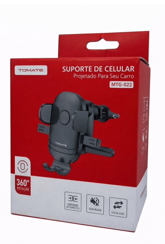 Suporte Celular Smartphone Carro Base Saída de Ar Tomate MTG-022