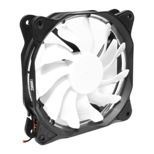 Cooler Fan 120mm para Gabinete com Led Branco Dex - DX-12F BRANCO
