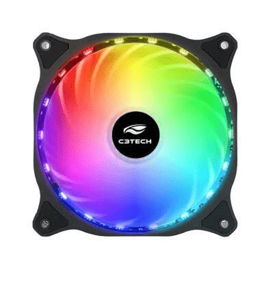 Cooler FAN Gamer C3TECH 12cm Storm 18 LED RGB - F9-L150RGB