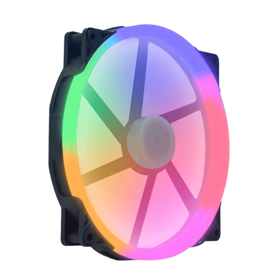 Cooler Fan K-Mex 200mm Led Multicolor RGB - AFCAF4