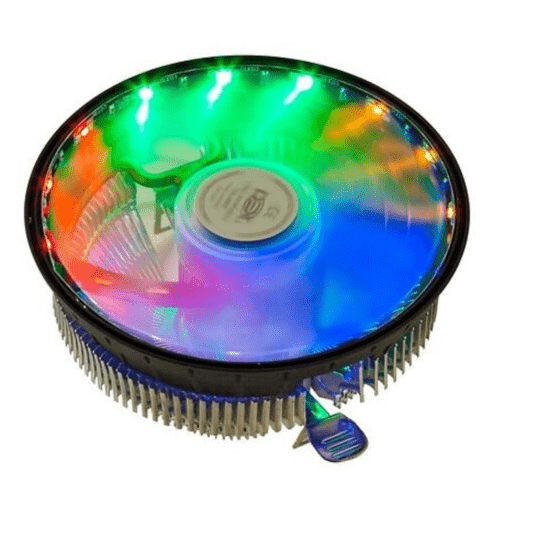 Cooler para Processador Intel 1150/1155/1156 com 15 Leds RGB Fan 120mm Dex - DX-7000