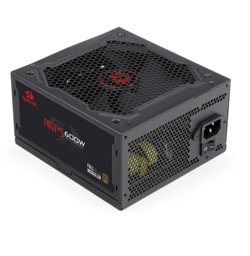 Somos importador e distribuidor de Fonte ATX 600W Redragon RGPS 80 Plus Bronze Modular - GC-PS003-1