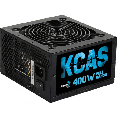 Fonte ATX Aerocool KCAS 400W 80 Plus White Full Range PFC Ativo - 64901