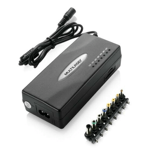 Fonte de Alimentação Carregador Universal para Notebook com 9 Pinos 90w Multilaser - CB007