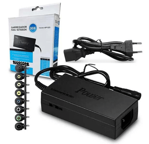 Fonte Universal Notebook Knup 9 Plugs diferentes 120w - D-RR100