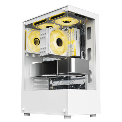 Gabinete Gamer Heydar Snow Liketec - Sem Fans