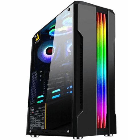 Gabinete Gamer Mymax Ciclope Mid Tower USB 3.0 Preto - MCA-CICLOPE/BK