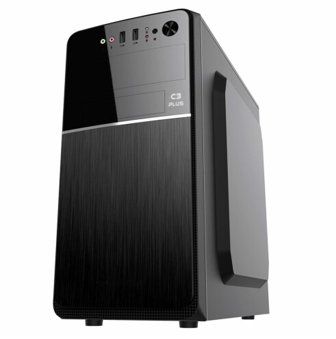 Gabinete Micro ATX C3Plus Com Fonte 200W - MT-24V2BK