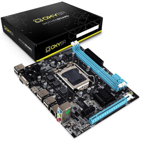 Placa mãe H61 LGA 1155 ATX DDR3 