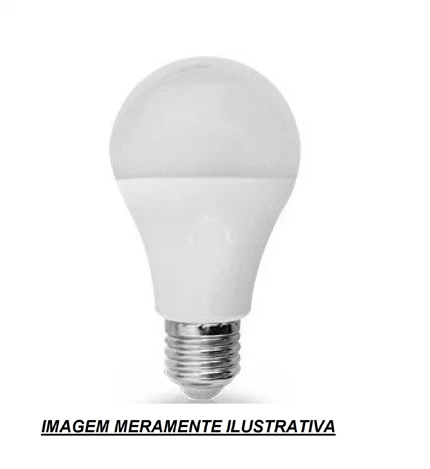 Lâmpadas 15W LED Bulbo E27, 6500K, Bivolt - Branco Frio