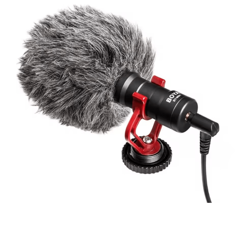 Microfone BOYA BY-MM1 Condensador Cardioide para Vídeos
