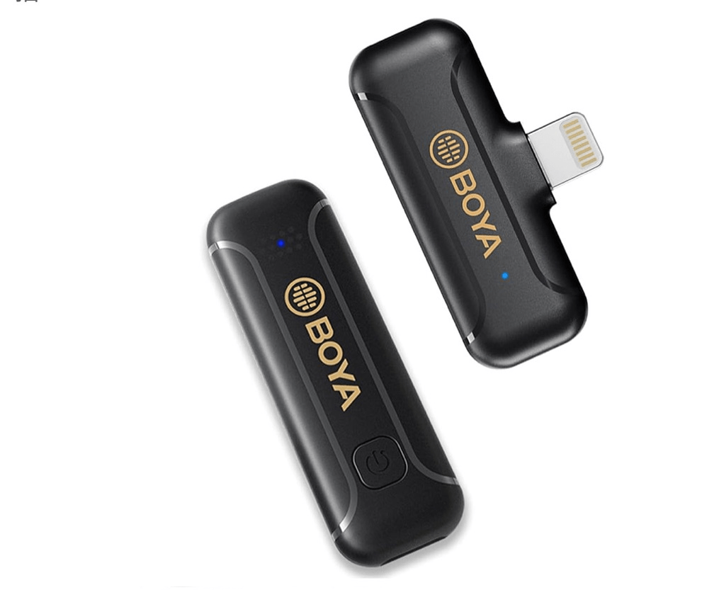 Microfone BOYA BY-WM3T2-D1 Wireless Lavalier para iOS