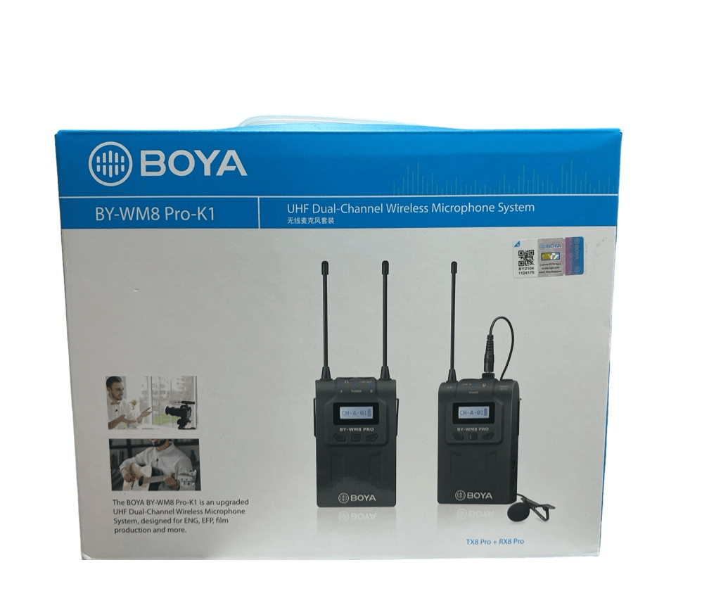 Microfone Boya BY-WM8 Pro K1 condensador  omnidirecional