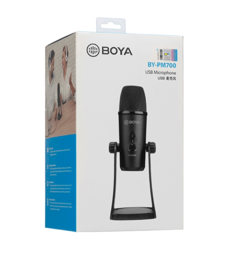 Microfone Condensador USB BOYA BY-PM700SP Preto