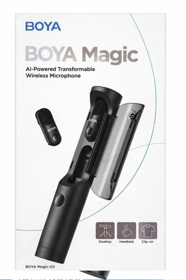 Microfone Sem Fio BOYA Magic-05 AI USB-C para Celular e Live