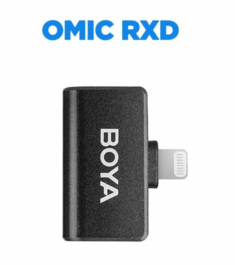 Receptor BOYA OMIC RXD Lightning para Microfone Sem Fio