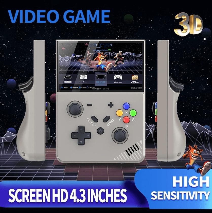 Console Portátil M18 R43 PRO 64GB Branco Retro Alta Definição