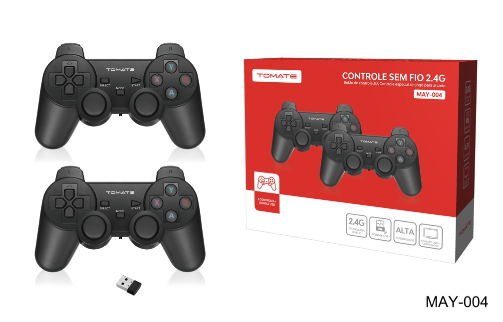 Videogame Retro 4K HDMI AY004 com 3000 Jogos em 1 e 2 Controles Sem Fio