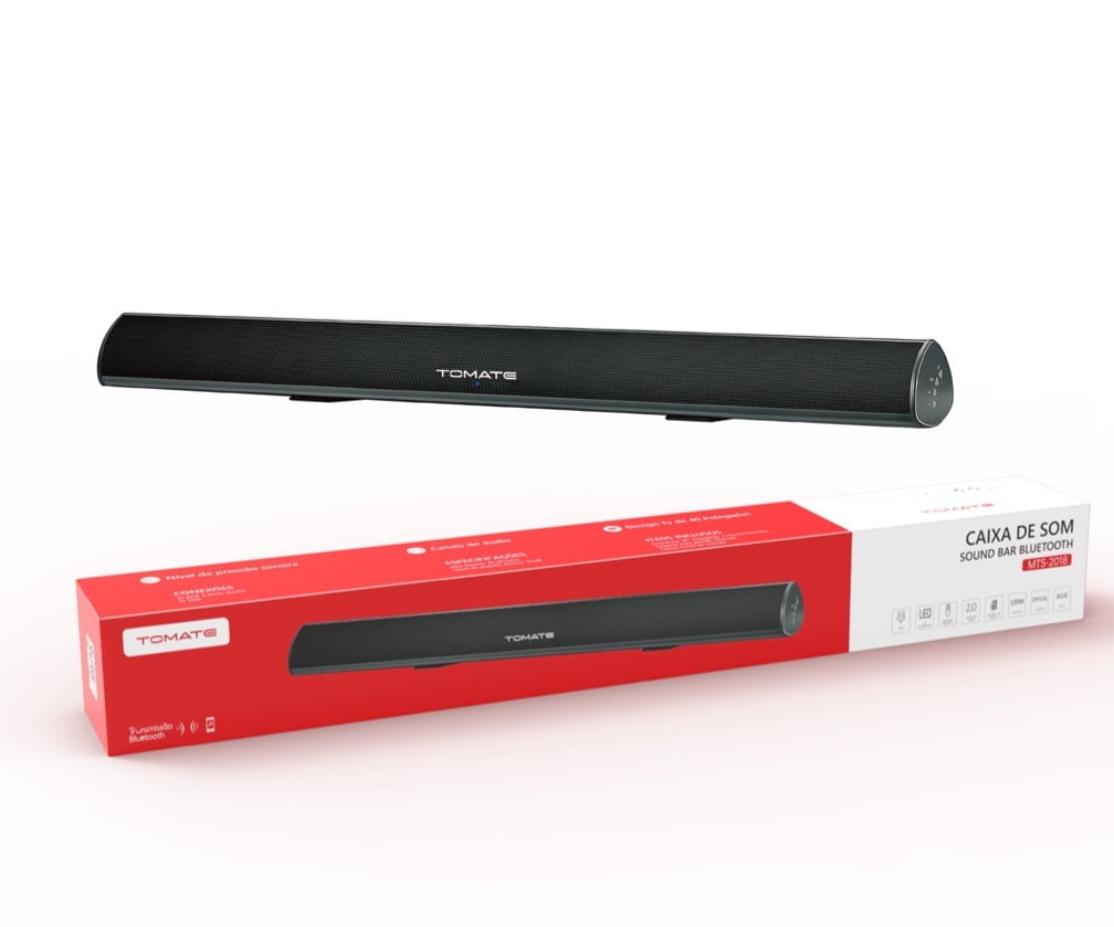 Caixa de Som Soundbar Bluetooth Tomate MTS-2018 Preto