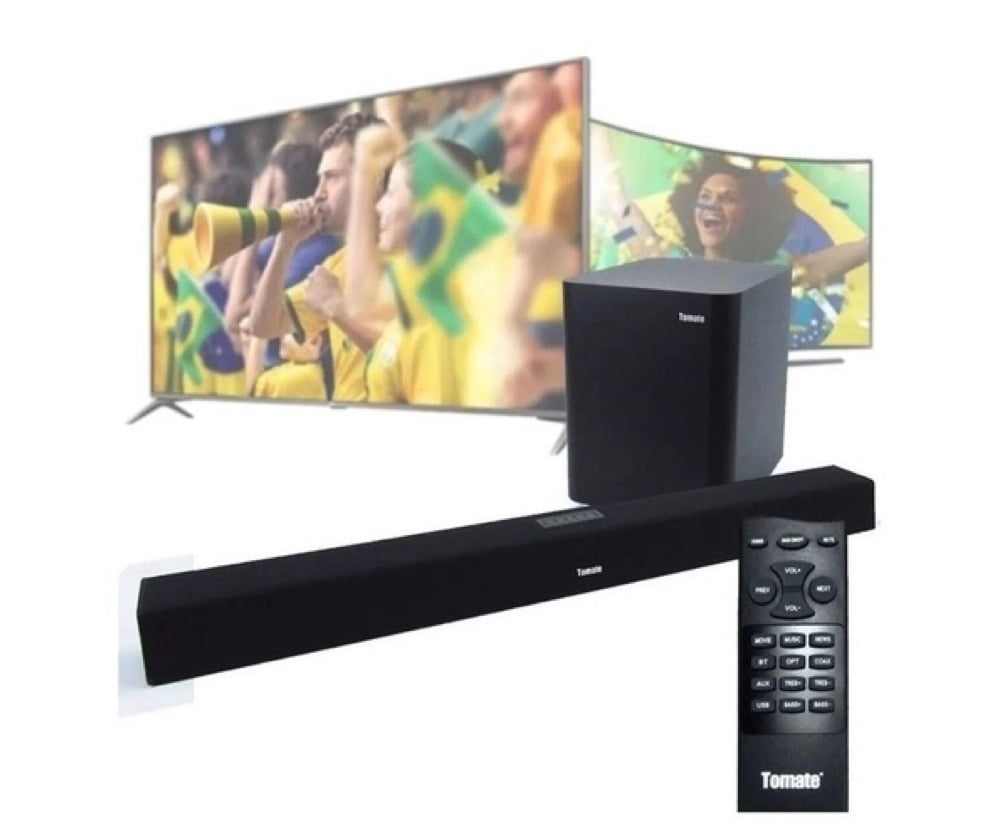 Soundbar 150W com Subwoofer Tomate MTS-2017 Bluetooth
