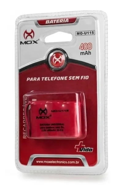 Bateria Telefone S/fio Mo-u115 3,6v 400mah