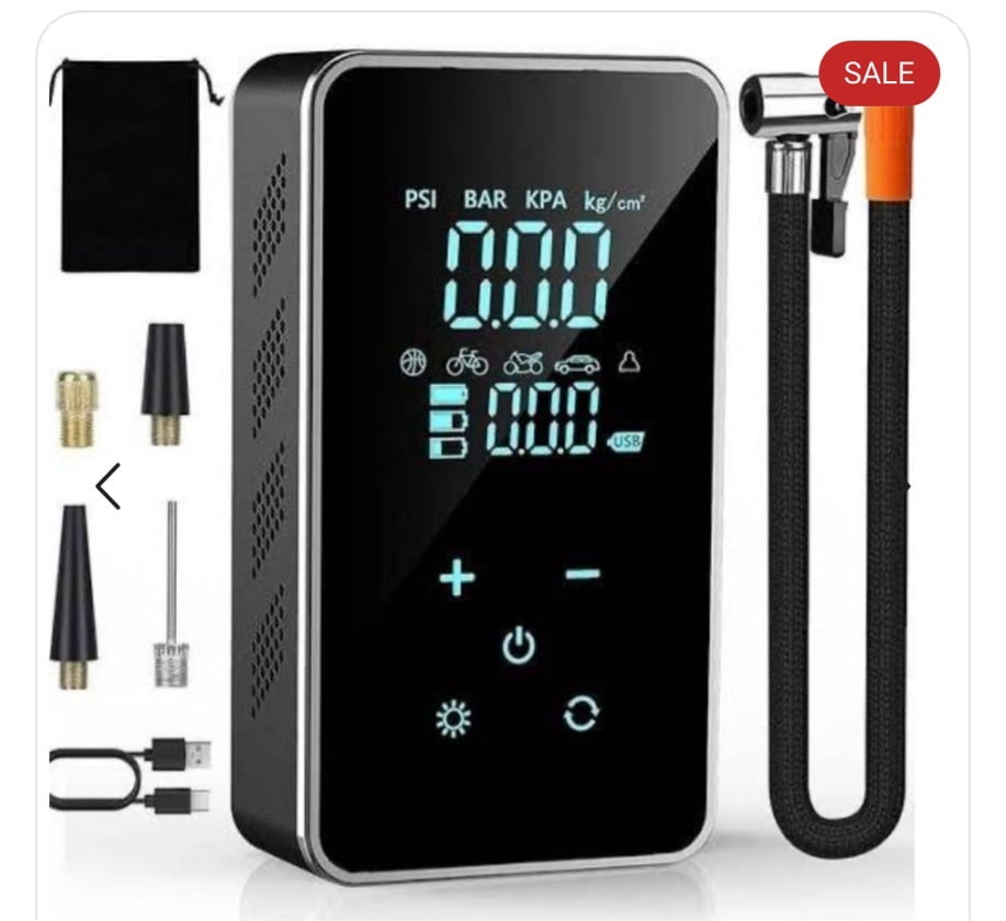 Bomba de Ar Portátil Sem Fio 150 PSI Tomate MXB-008