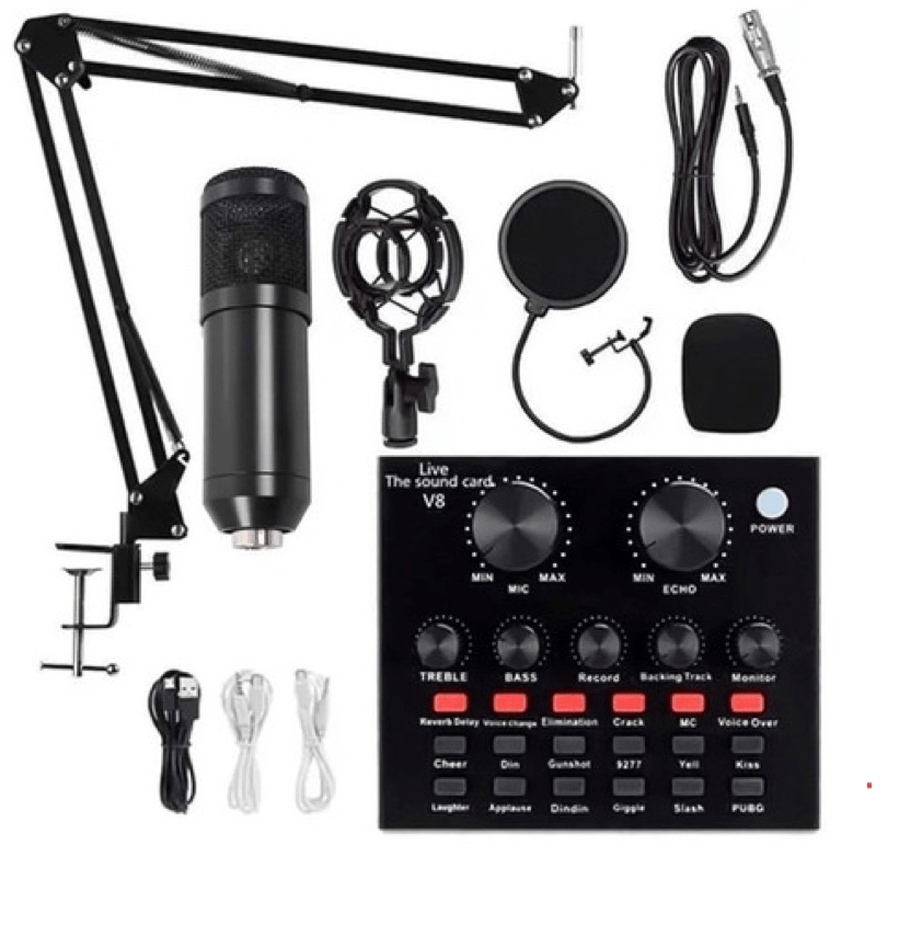 Microfone Condensador Podcast Lives Profissional MT-3502 Tomate Eletronicos
