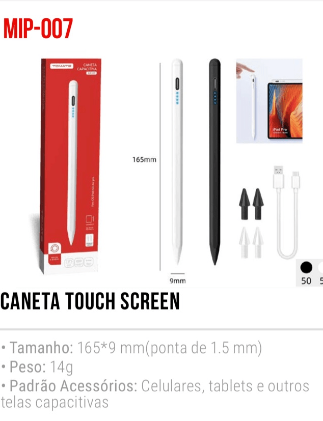 Caneta touch screenMIP-007 tomate eletronicos
