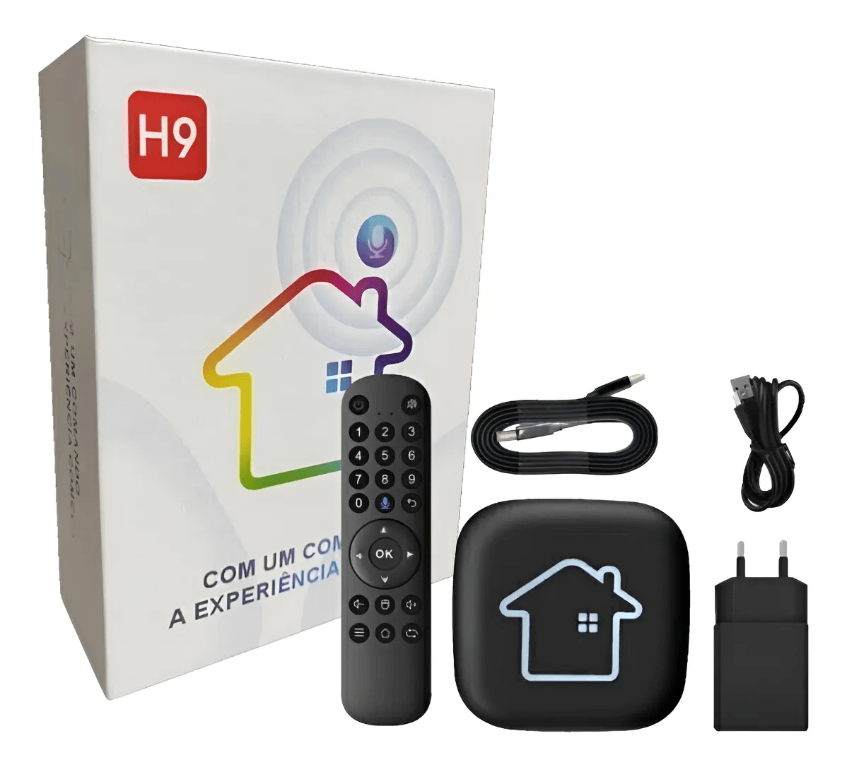 HTV 9 – Assistente Inteligente com Comando de Voz Android 9.0