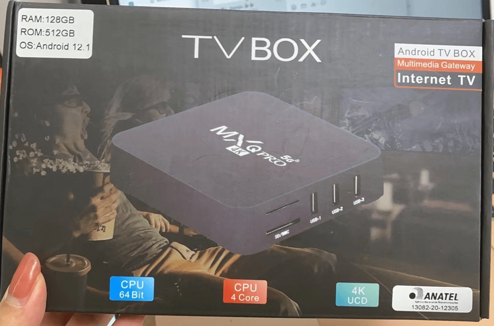 Smart TV Box MXQ Pro Max 256GB RAM 512GB | 4K Android 11.1 com Wi-Fi 5G