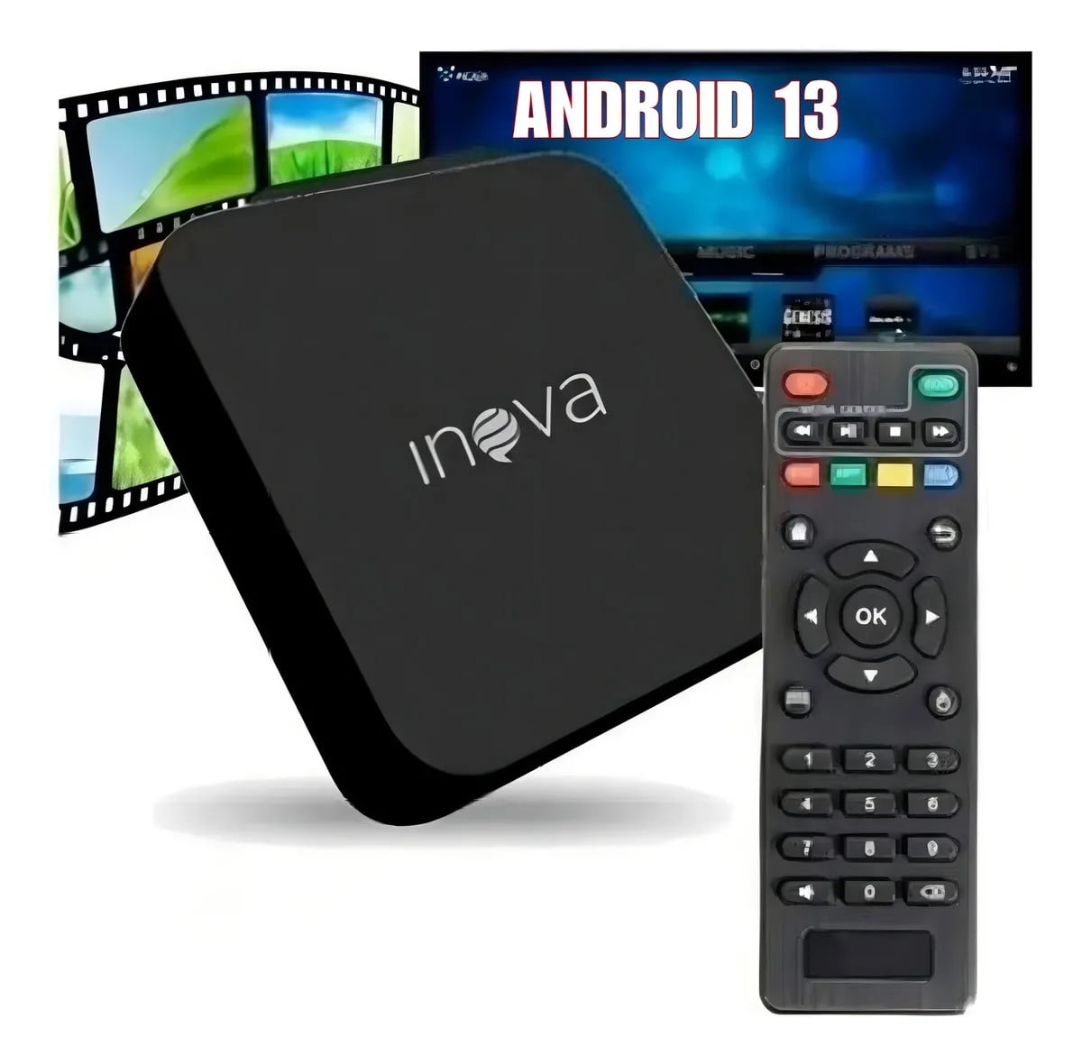 TV Box INOVA Android com Wi-Fi | Torne sua TV Comum em uma Smart TV Completa