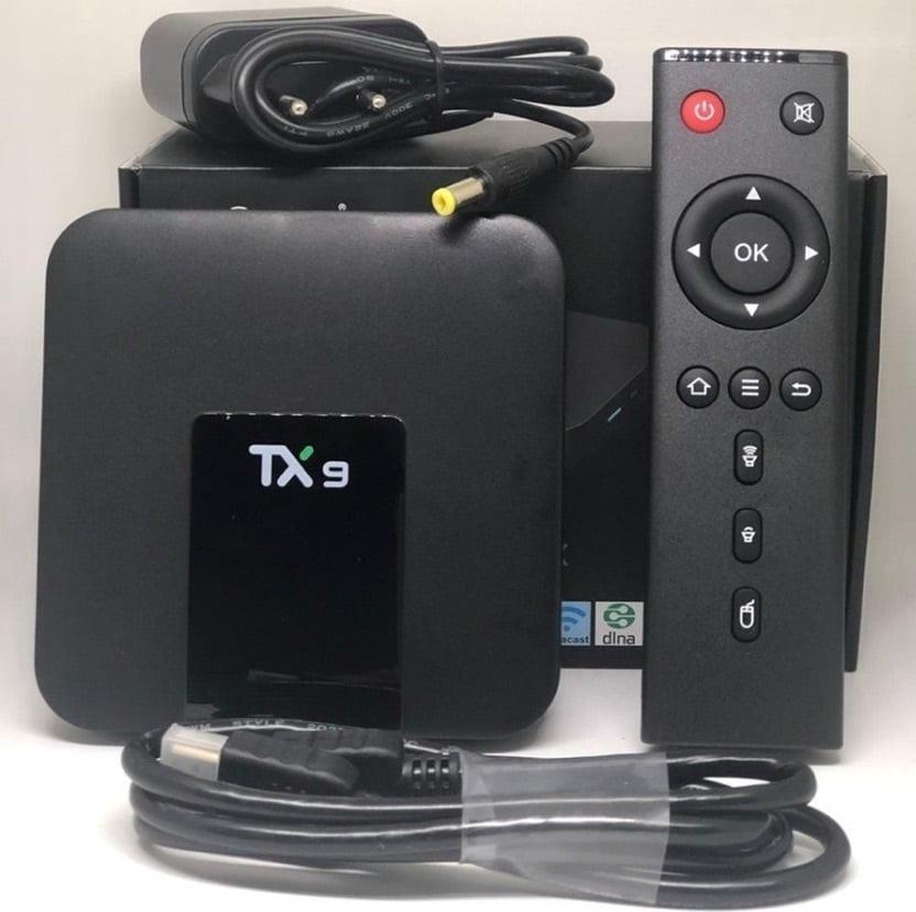 TV Box TX9 Android 4K com Wi-Fi – 2GB RAM, 16GB de Armazenamento | Original