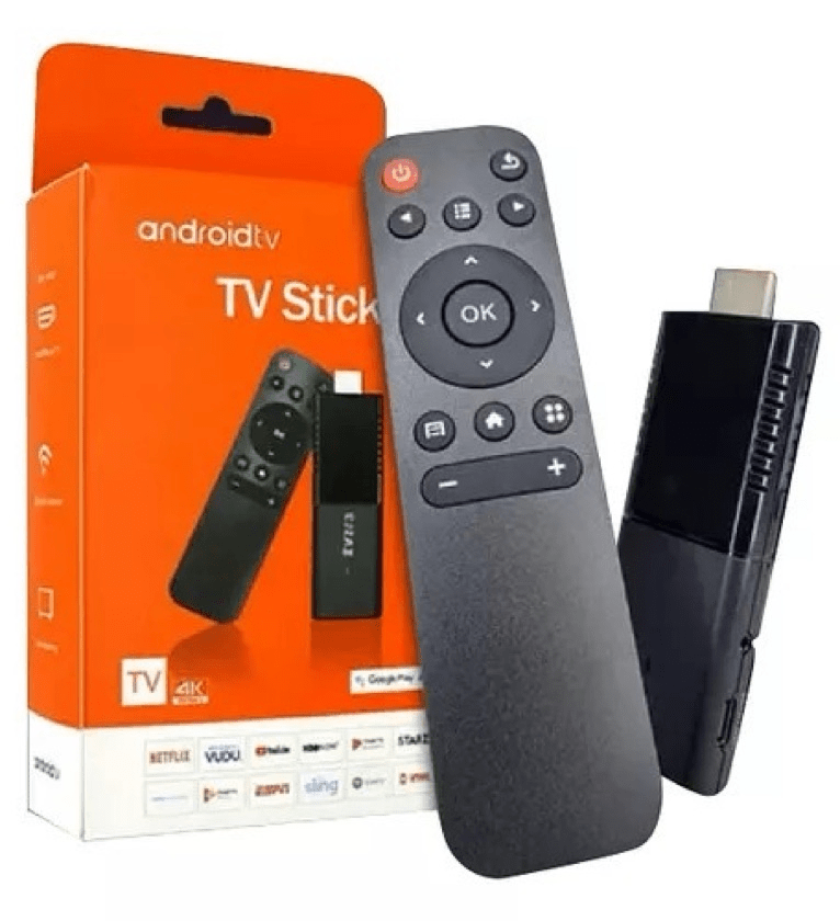 TV Stick Android 4K com Wi-Fi e Chromecast Integrado – Tipo Fire Stick
