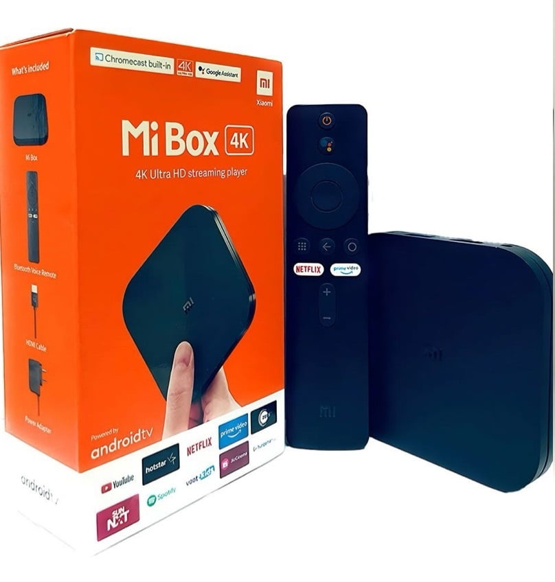 Xiaomi Mi TV Box S 2ª Geração 4K – Android TV Original com Wi-Fi e Controle