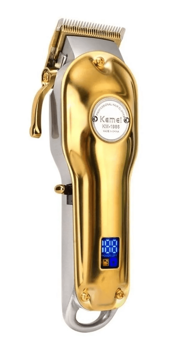 Aparador de pelo Kemei KM-1974C dourado 110V/240V