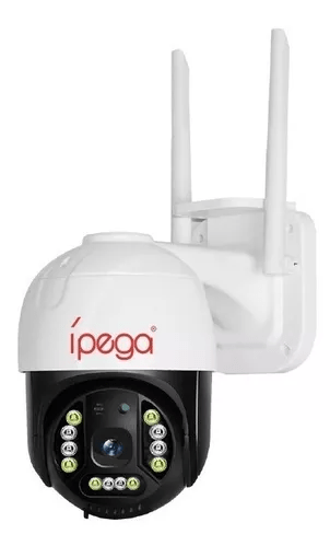 Câmera de segurança Ipega KP-CA183 com resolução de 2MP visão nocturna incluída branca