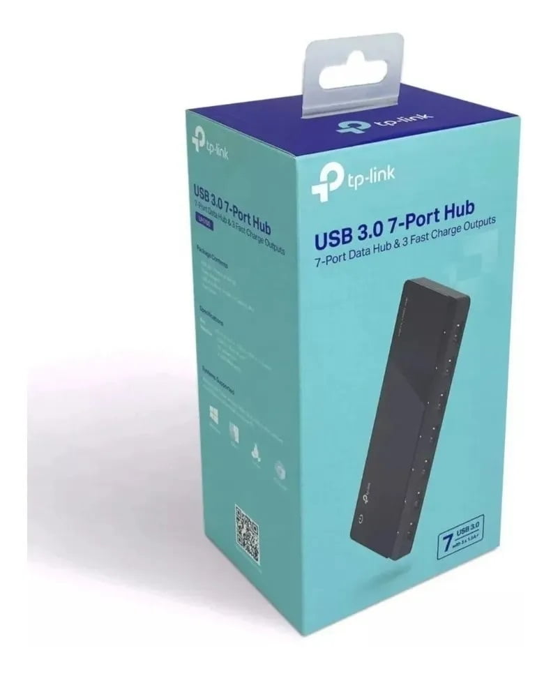 Hub Usb 3.0 Tp-link Uh700 V3 7 Portas 3 Fast Original