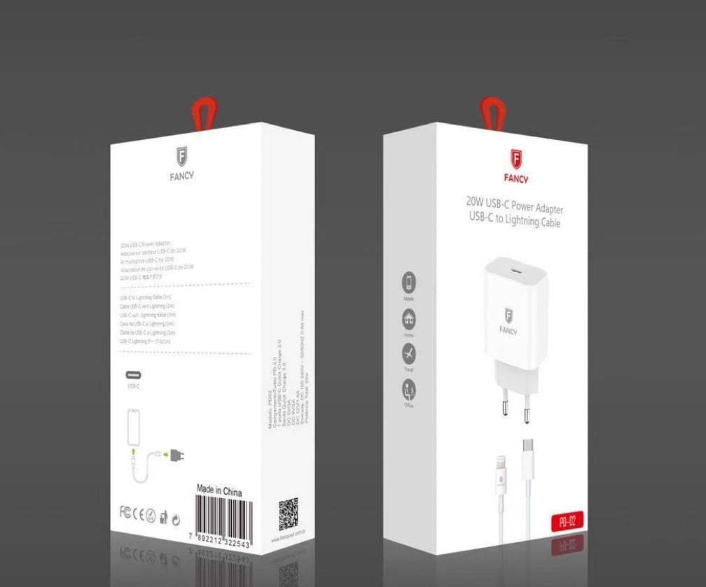 Kit carregador iPhone 11pro max 12 pro max 20