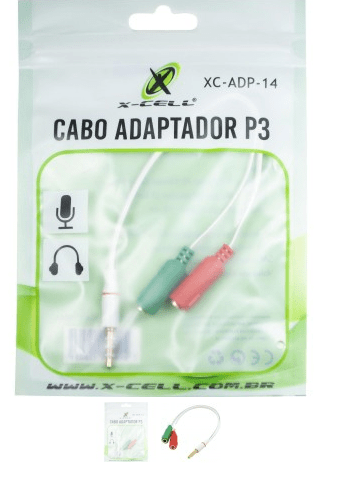 CABO ADAPTADOR P2- P3 XCELL XC-ADP-14