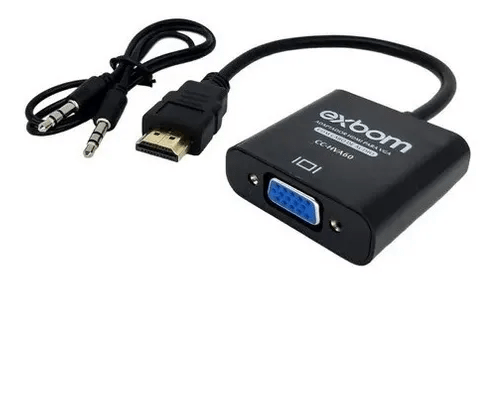 CABO CONVERSOR EXBOM HDMI X VGA CC-HV100
