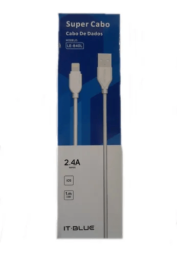 CABO IT-BLUE 2.4A USB IPHONE LE-840L
