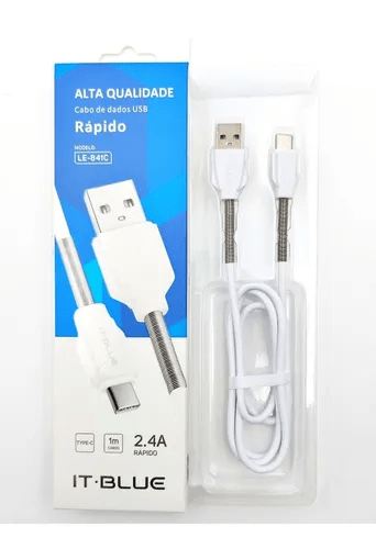 CABO IT-BLUE 2.4A USB TIPO-C LE-840C