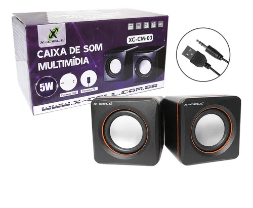 CAIXA DE SOM X-CELL XC-CM-03 5W USB